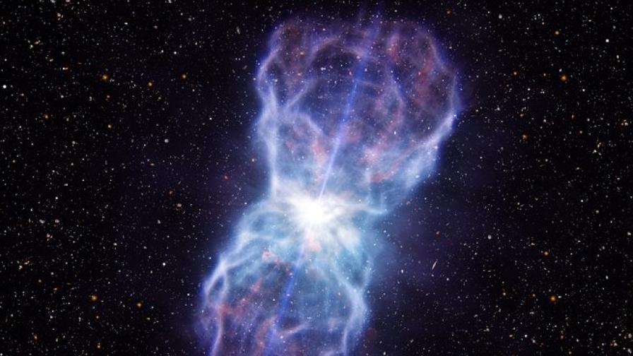 Далечен квазар разкрива космически тайни