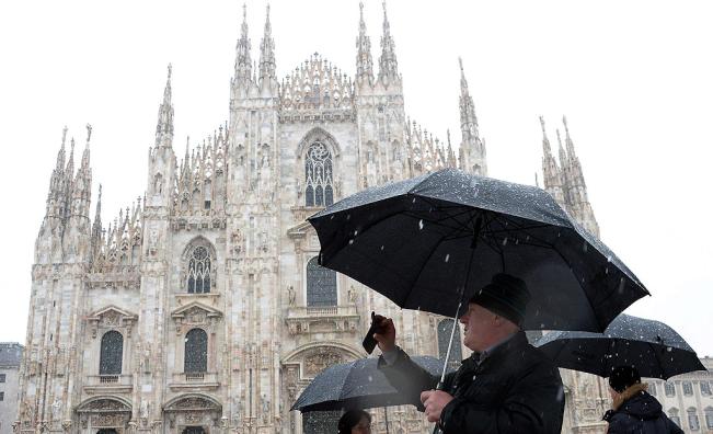 <p>Италия под снежна обвивка (СНИМКИ)</p>