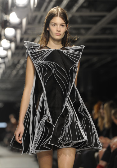 Представяне на колекцията на Christopher Kane за сезон есен/зима 2014-2015 по време на Седмицата на модата в Лондон