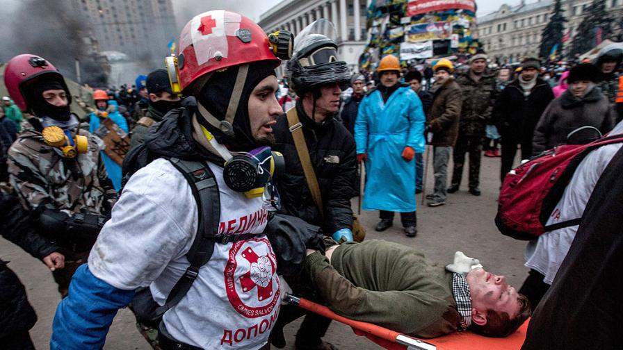 При безредиците в Киев са пострадали над 600 души