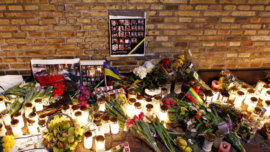 Траур в Киев: Слава за героите, умрели в Украйна