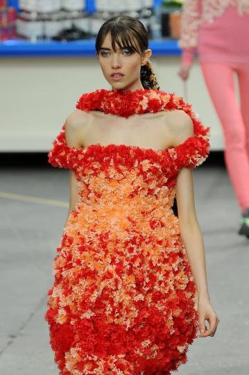 Представяне на колекцията на Chanel за сезон есен/зима 2014-2015 по време на Седмицата на модата в Париж