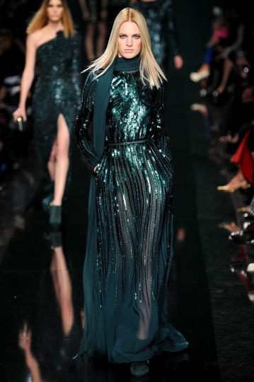 Представяне на колекцията на Elie Saab за сезон есен/зима 2014-2015 по време на Седмицата на модата в Париж