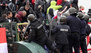 Сблъсъци по трибуните на мача Левски-ЦСКА