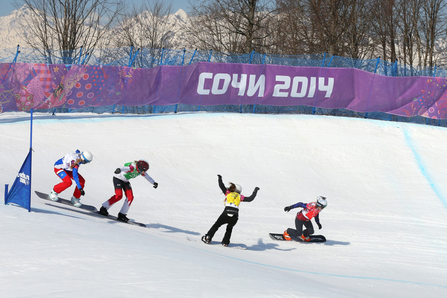 Прекрасната Сани Жекова на Игрите в Сочи1