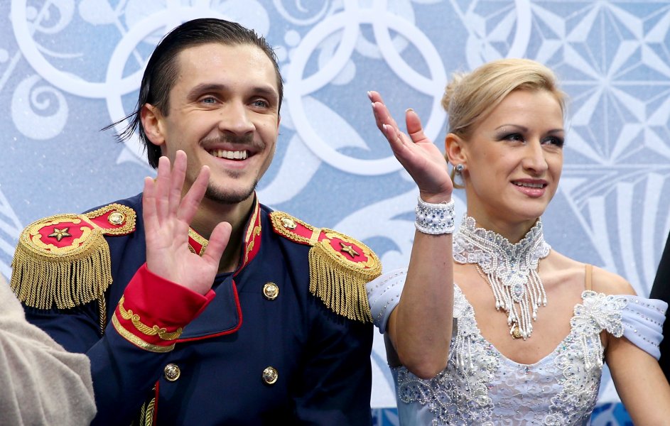 Прекрасната руска спортна двойка Татяна Волосжар и Максим Транков триумфира1