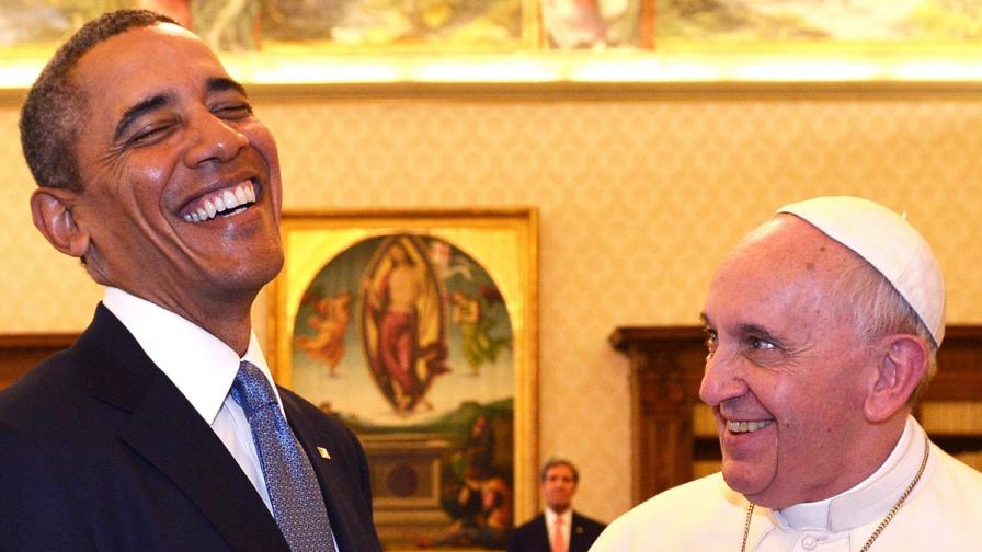 Обама бил фен на папата