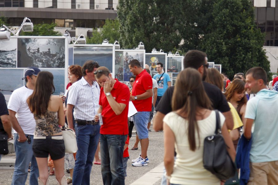 Експозицията на Любомир Асенов както и на останалите членове на1