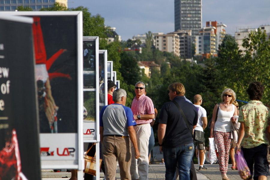 Експозицията на Любомир Асенов както и на останалите членове на1