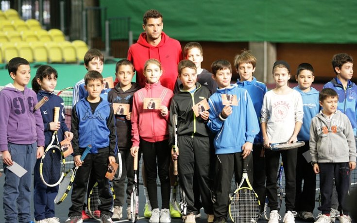 Открит тенис урок с Гришо