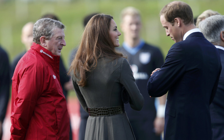Дукеса Кейт и принц Уилям при английските национали