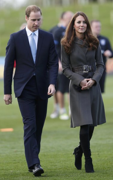 Дукеса Кейт и принц Уилям при английските национали1