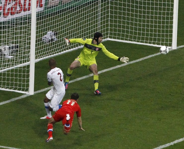 Русия Чехия във втория мач на Евро 20121