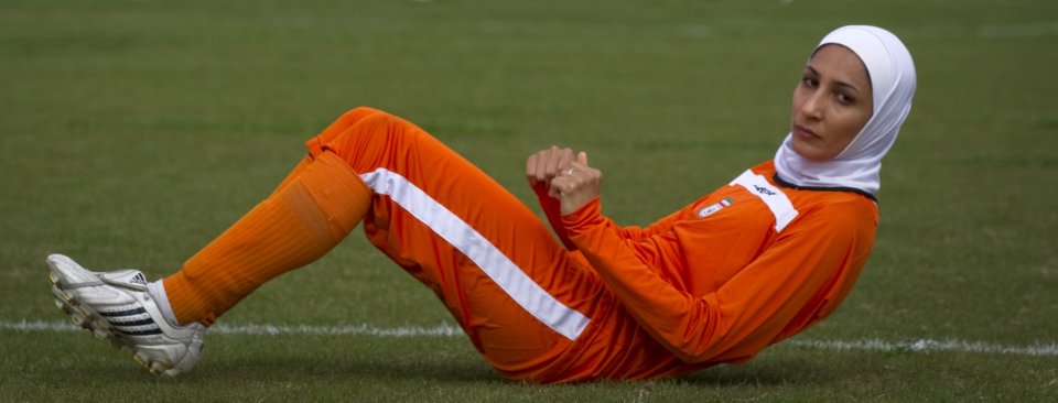 Женският национален отбор по футбол на Иран проведе тренировка на1