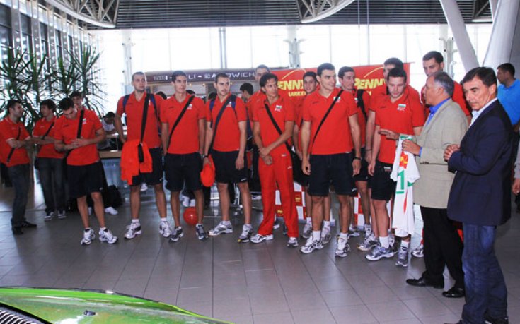 Изпращането на волейболистите за Световното