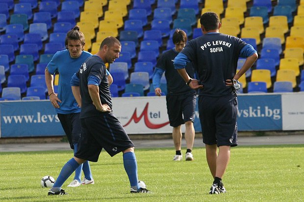 Първата тренировка на Левски1