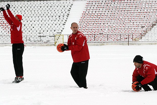 Първата тренировка на ЦСКА за 20091
