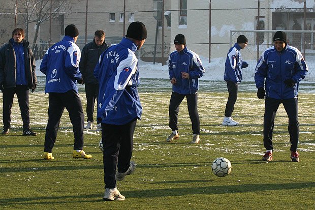 Първата тренировка на Левски1