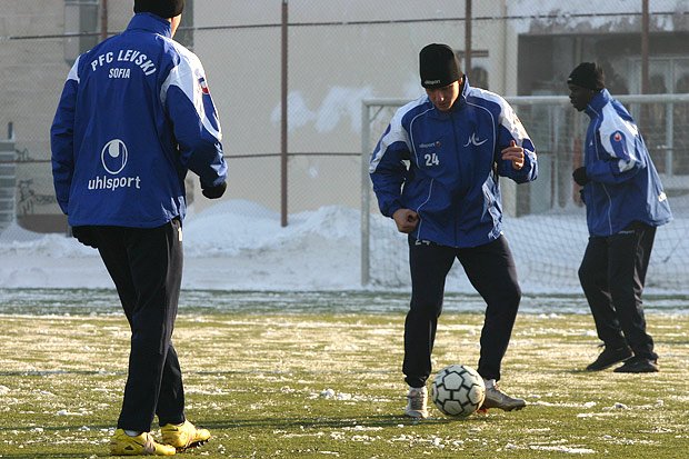 Първата тренировка на Левски1