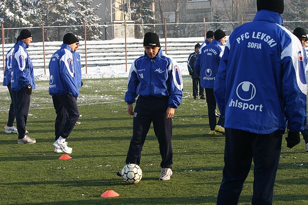 Първата тренировка на Левски1