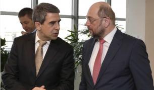 Росен Плевнелиев и Мартин Шулц