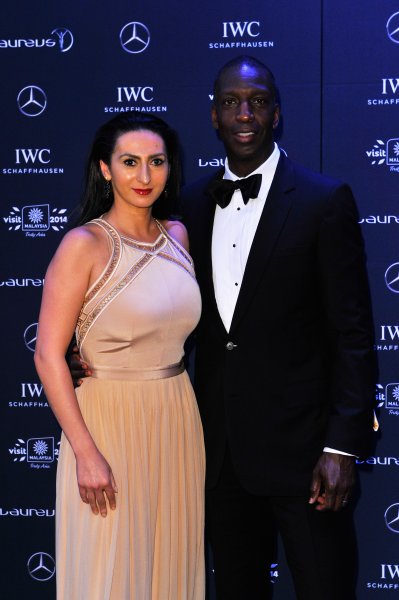 Майкъл Джонсън и съпругата му Армин1