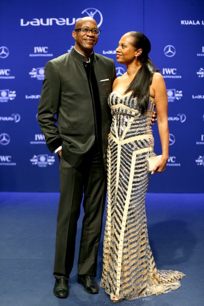 Едуин Моузес и съпругата му Мирела1