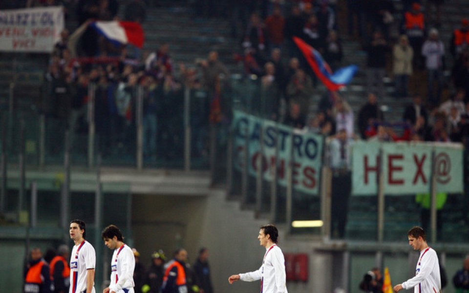Ултраси на Рома атакуваха френските фенове