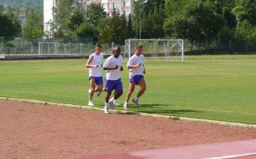Топузаков с първа тренировка