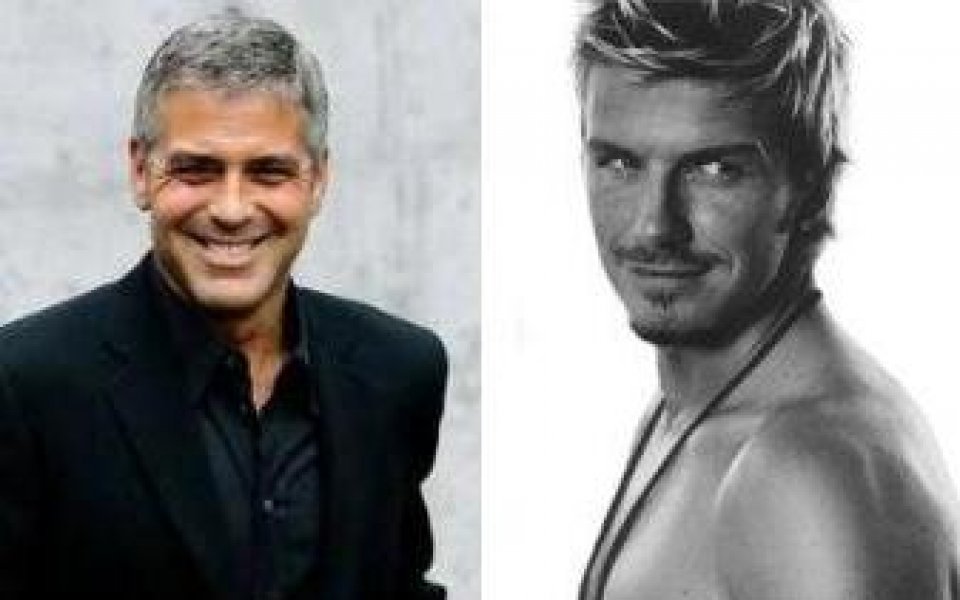 Бекъм иска бялата коса на Джордж Клуни