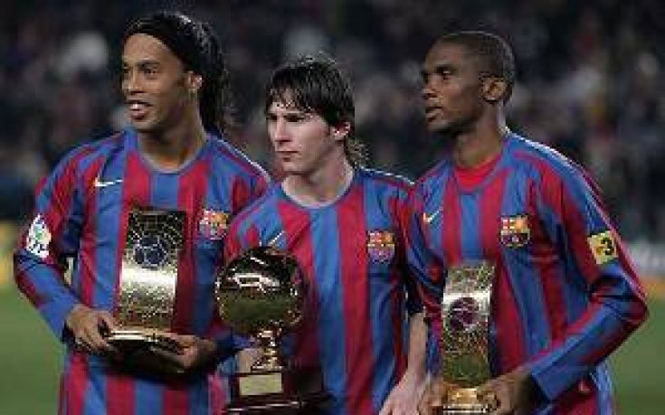 Рийкард връща старото трио – Рони, Меси и Ето’о