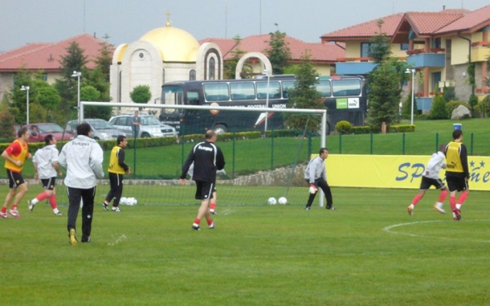 Националите тренират на Панчарево