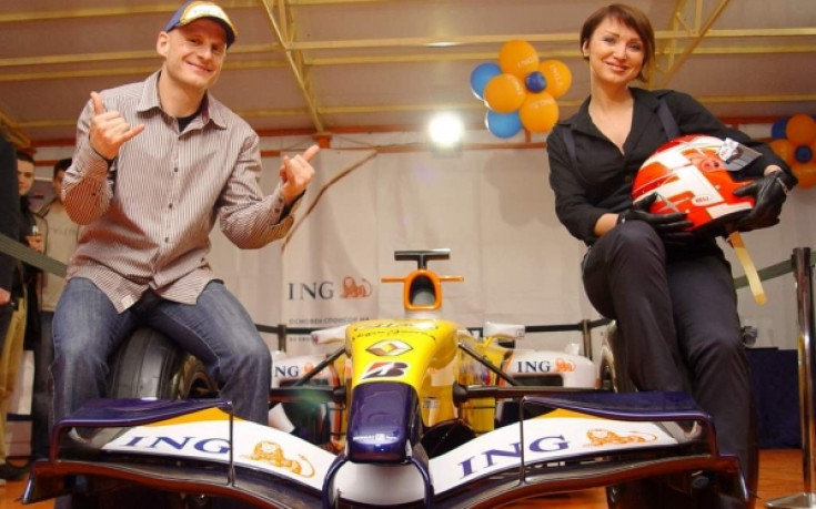 Христо Мутафчиев и Галя от Каризма пробваха болид на Рено