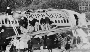 Еъртурс 737, който се запалва преди излитане на международното летище в Манчестър