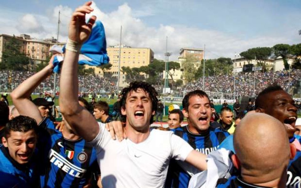 Милито направи Интер шампион, историческа титла за нерадзурите