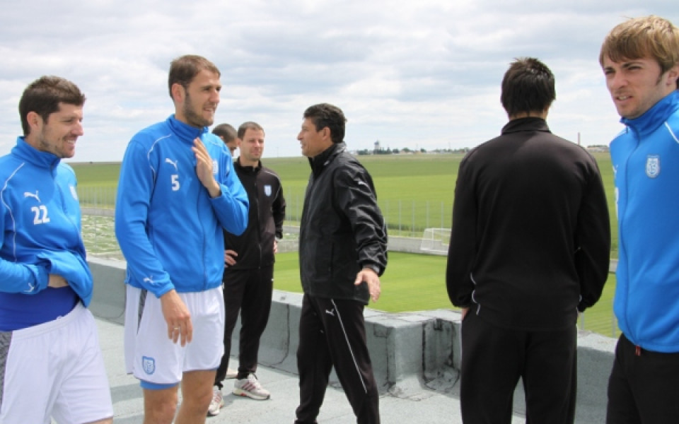 Красимир Балъков показа на футболистите си Кампуса „отвътре”