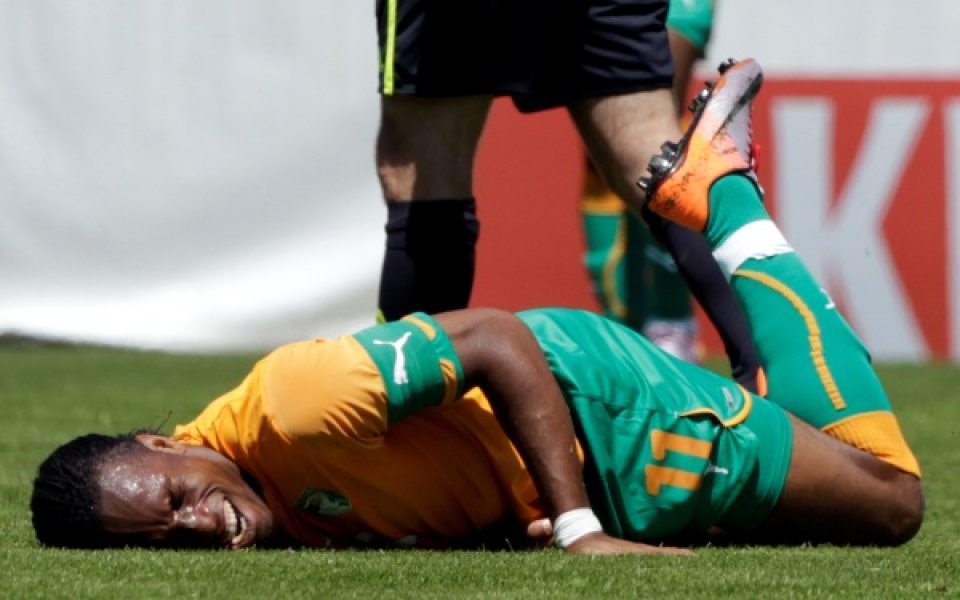 ВИДЕО: Дрогба се контузи при победа на Кот Д’Ивоар срещу Япония
