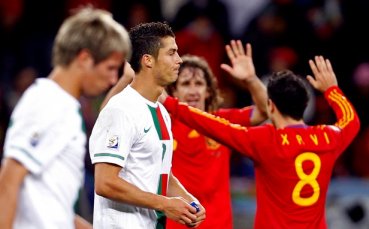 Шави бе избран за играч на мача Испания - Португалия