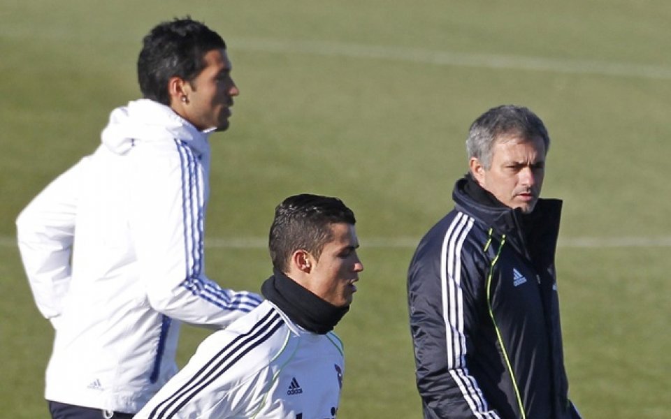 Роналдо тренира наравно със съотборниците си