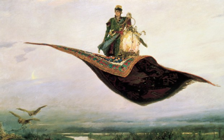 Футболът се качва на вълшебно килимче