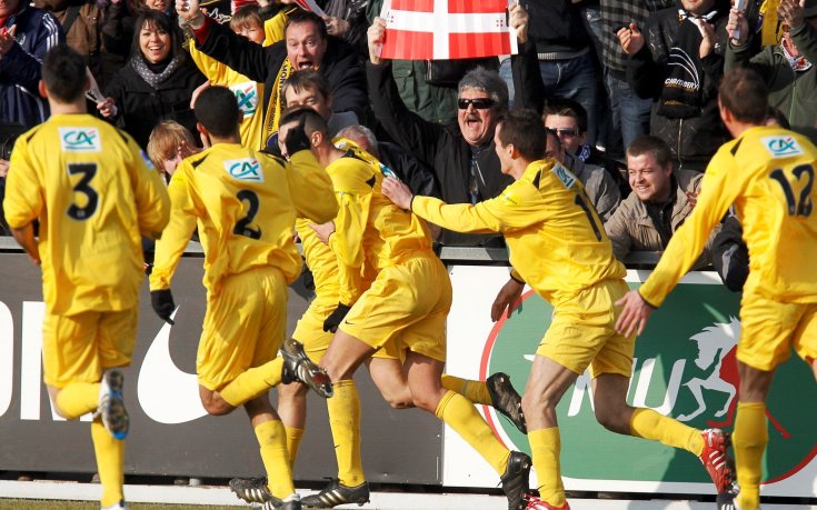 Аматьори от пета дивизия се класираха за четвъртфиналите за Купата на Франция