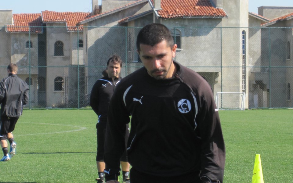 Молдованов направи първа тренировка със Славия