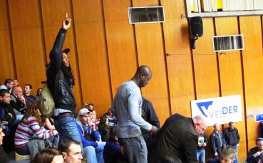 СНИМКИ: Дембеле и Грийн подкрепиха баскетболния Левски, но само първата четвърт