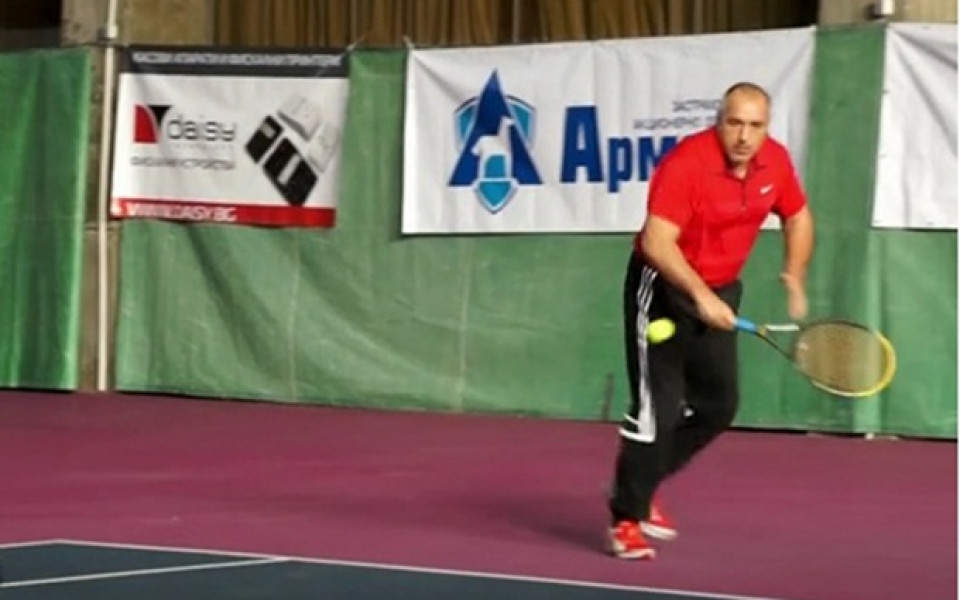 Бойко Борисов в двойка с жена на тенис турнир