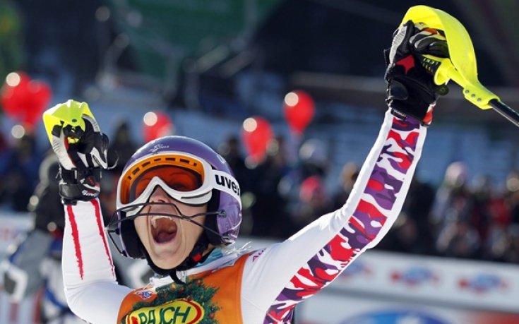 Австрийка триумфира  на слалома в Кранска Гора