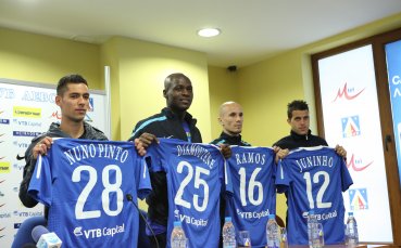 Костов: Диамутен, Пинто, Рамос и Жуниньо ще играят срещу Черно море