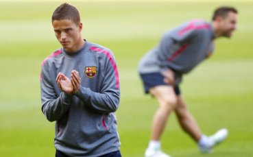 Афелай попадна в групата на Барса за мача с Милан