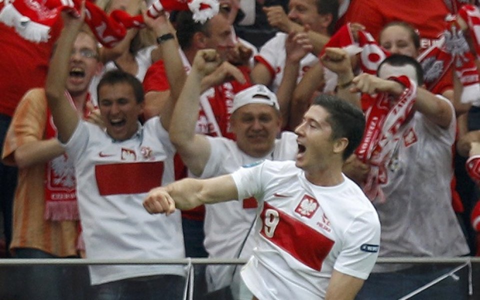 Левандовски избран за Играч на мача Полша - Гърция