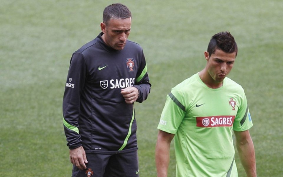 Скандал между Роналдо и Пауло Бенто в съблекалнята на Португалия