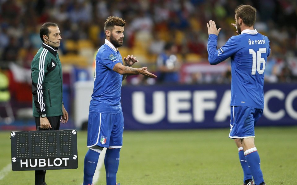 Двама контузени в лагера на Италия преди полуфинала на Евро 2012